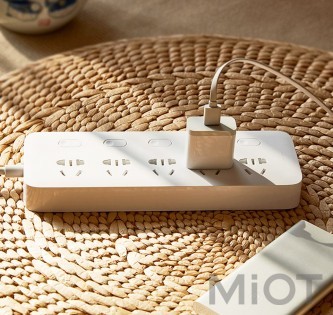 Подовжувач Xiaomi KingMi Power Strip (5 розеток; без USB; 5 викл) White QC0505