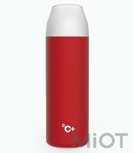 Термос Xiaomi KissKissFish CC temperature visible cup Apple Red