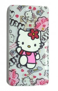 Чехол бампер для смартфонов Xiaomi Redmi Note 2 Hello Kitty White 3D