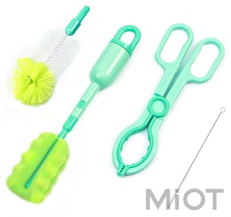 Набір для миття бутилок Xiaomi Kola Mama Bottle Cleaning Set Green KDA01-Y