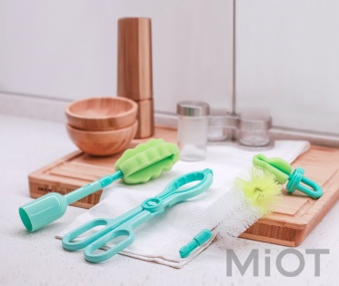 Набір для миття бутилок Xiaomi Kola Mama Bottle Cleaning Set Green KDA01-Y