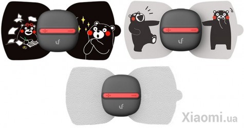 Набор портативный массажер Le Fan Xiaomi LF Magic Touch LR-H007 Kumamon Special Edition Black+3 накладки