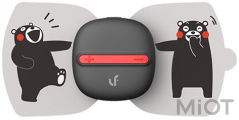 Набір портативний масажер Le Fan Xiaomi LF Magic Touch LR-H007 Kumamon Special Edition Black + 3 накладки