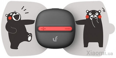 Набор портативный массажер Le Fan Xiaomi LF Magic Touch LR-H007 Kumamon Special Edition Black+3 накладки