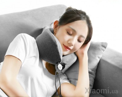 Подушка подголовник с массажером Le Fan Xiaomi LF Massage sleep neck pillow Gray (LR-S100)