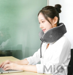 Подушка підголовник з масажером Le Fan Xiaomi LF Massage sleep neck pillow Gray (LR-S100)