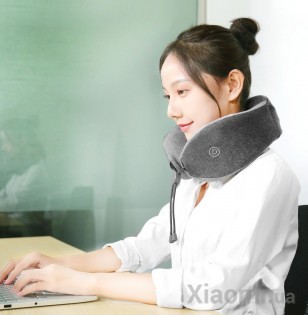 Подушка подголовник с массажером Le Fan Xiaomi LF Massage sleep neck pillow Gray (LR-S100)