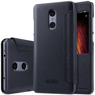 Шкіряний чохол книжка з віконцем Nillkin SP-LC HM-PRO до смартфонів Xiaomi Redmi Pro Black