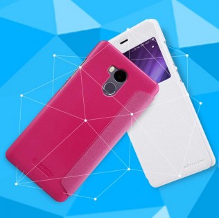 Чехол книжка с окошком Nillkin Sparkle Series для Xiaomi Redmi 4 Pro White SP-LC