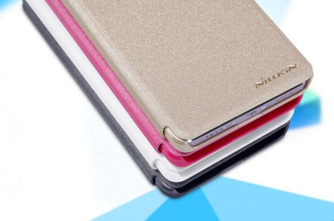 Шкіряний чохол книжка з віконцем Nillkin SP-LC REDMI4 PRO до смартфонів Xiaomi Redmi 4 Pro Gold