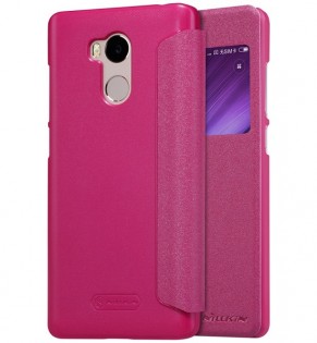 Шкіряний чохол книжка з віконцем Nillkin SP-LC REDMI4 PRO до смартфонів Xiaomi Redmi 4 Pro Red