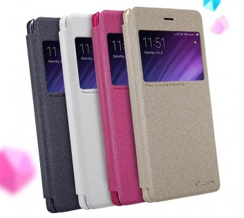 Шкіряний чохол книжка з віконцем Nillkin SP-LC REDMI4 PRO до смартфонів Xiaomi Redmi 4 Pro Red