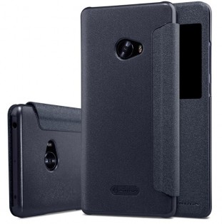 Чехол книжка с окошком Nillkin Sparkle Series для Xiaomi Mi Note 2 Black SP-LC XM
