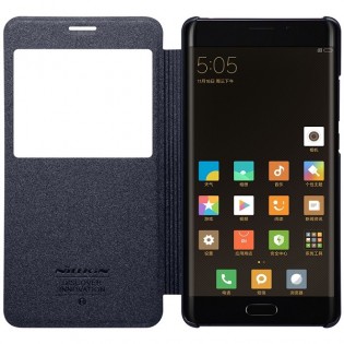 Чехол книжка с окошком Nillkin Sparkle Series для Xiaomi Mi Note 2 Black SP-LC XM