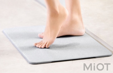 Килимок для ванної кімнати Xiaomi LikesMe Bathroom mat cloud-shaped Gray 390*539 мм