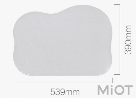 Килимок для ванної кімнати Xiaomi LikesMe Bathroom mat cloud-shaped Gray 390*539 мм
