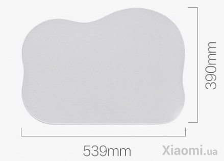Коврик для ванной комнаты Likes Me Bathroom mat cloud-shaped Gray 390*539 мм