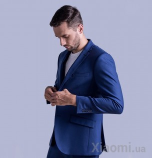 Костюм мужской Xiaomi Louise Man's Pure Wool Three-Action Suit Blue L size 175/86A