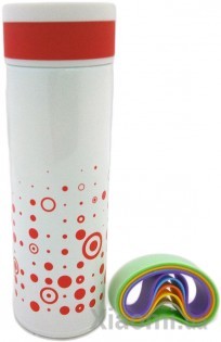Термос LUMI Super Light Stainless Steel Vacuum Mug Limited Edition White/Red