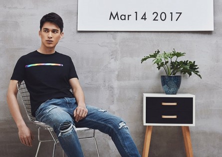 Футболка Xiaomi Mi LOGO pattern round neck short sleeve T shirt Black L 1170800050