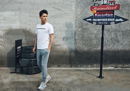 Футболка Xiaomi Mi LOGO pattern round neck short sleeve T shirt White M 1170800051