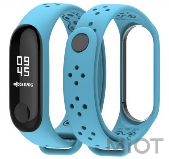 Фітнес браслет Xiaomi Mi Band 3 Sport Blue + Чорний ремінець в Подарунок!