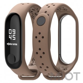 Фітнес браслет Xiaomi Mi Band 3 Sport Brown + Чорний ремінець в Подарунок!