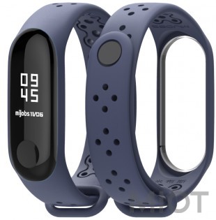 Фітнес браслет Xiaomi Mi Band 3 Sport Dark Blue + Чорний ремінець в Подарунок!