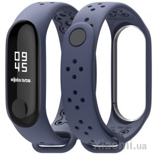 Фитнес браслет Xiaomi Mi Band 3 Sport Dark Blue + Черный ремешок в Подарок!