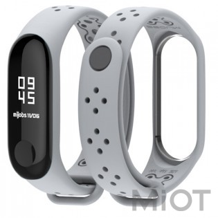 Фітнес браслет Xiaomi Mi Band 3 Sport Grey + Чорний ремінець в Подарунок!