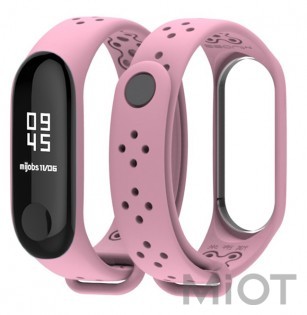 Фітнес браслет Xiaomi Mi Band 3 Sport Pink + Чорний ремінець в Подарунок!