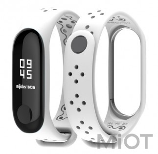 Фітнес браслет Xiaomi Mi Band 3 Sport White + Чорний ремінець в Подарунок!