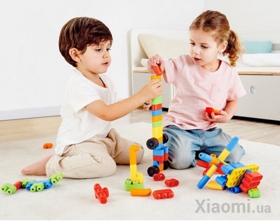 Конструктор Xiaomi Mitu Hape 80 flexible building blocks BEV4153CN
