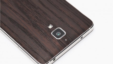 Виниловая наклейка обложка для смартфонов Xiaomi Mi4 Wood Mahogany