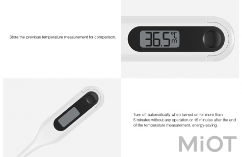 Термометр медичний ZenMeasure Medical electric Thermometre White MMC-W201