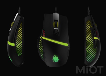 Мишка Xiaomi Blasoul Y720 Lite 1000GHz 7200DPI RGB Black