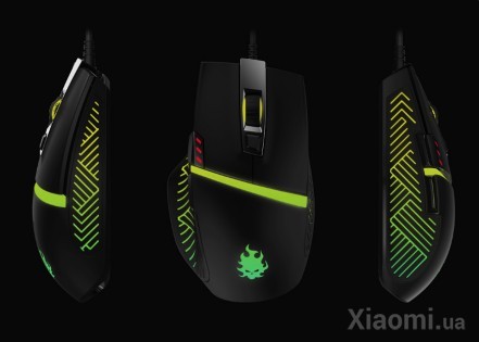 Мышь Xiaomi Blasoul Y720 Lite 1000GHz 7200DPI RGB Black