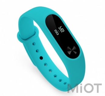 Фітнес браслет Xiaomi Mi Band 2 Blue + Чорний ремінець у подарунок! 