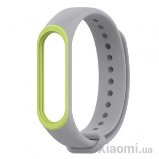 Ремешок для Xiaomi Mi Band 3/4 Grey/Green