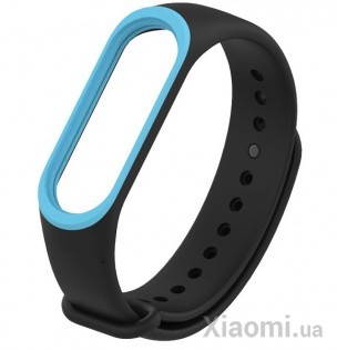 Ремешок для Xiaomi Mi Band 3/4 Black/Blue