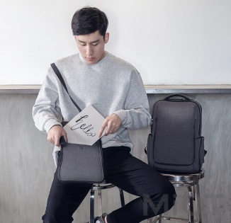 Рюкзак і сумка (2 в 1) Xiaomi Mi Fashion Commuter Backpack Dark Grey ZJB4118CN