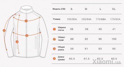 Кофта Xiaomi Mi Womens collar open sweater Light Grey L