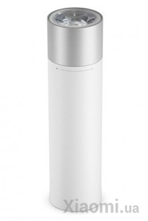 Фонарик Xiaomi Mi Portable Flashlight + Power Bank 3350 мАч White