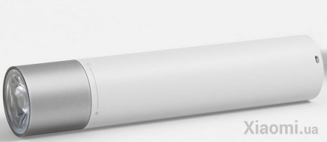 Фонарик Xiaomi Mi Portable Flashlight + Power Bank 3350 мАч White