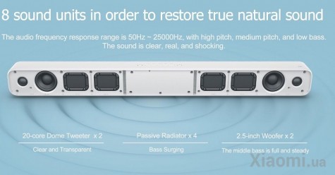 Mi TV AUDIO Speaker Soundbar White MDZ-27-DA