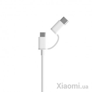 Кабель Xiaomi Mi 2-in-1 USB Cable (Micro USB to Type C) 100cm (SJV4082TY)