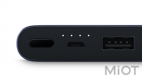 Універсальна батарея Xiaomi Mi power bank 2s10000mAh Black 2 USB