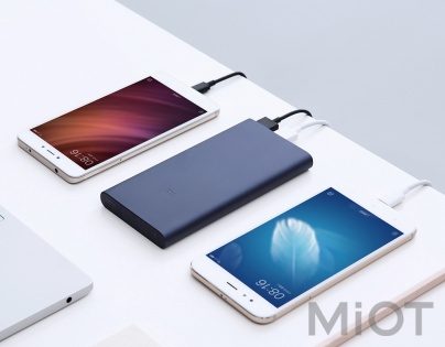 Універсальна батарея Xiaomi Mi power bank 2s10000mAh Black 2 USB