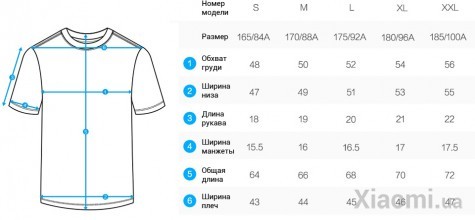 Набор футболок Xiaomi Mi short-sleeved T-shirt (2 pack) Black/White L size FUG5319CN