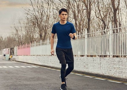 Футболка Xiaomi Mi sports function round neck short sleeve T shirt Blue XL 1170800053